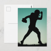 Fußball-Player-Postkarte Postkarte (Vorne/Hinten)
