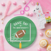 Fußball-Point nach Upris Pappteller (Party)