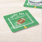 Fußball-Point nach Upris Rechteckiger Pappuntersetzer (angewinkelt)