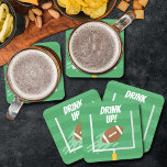 Fußball-Point nach Upris Rechteckiger Pappuntersetzer<br><div class="desc">Entspannen Sie sich mit dem personalisierten Fußball durch die Uprights Papier-Untersetzer. PASSENDE Artikel in unserem Geschäft.</div>
