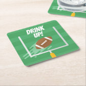 Fußball-Point nach Upris Rechteckiger Pappuntersetzer (angewinkelt)