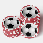 Fußball Pokerchips (Stapel)