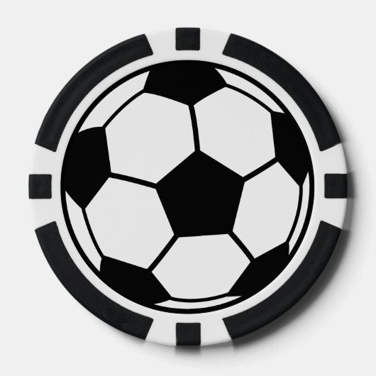 Fußball Pokerchips (Vorderseite)