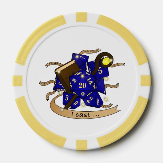 Fußball Pokerchips (Vorderseite)