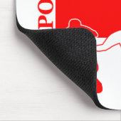 Fußball Polen Mousepad (Ecke)
