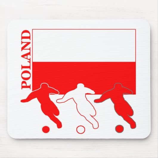 Fußball Polen Mousepad (Vorne)