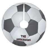 Fußball Polyester Weihnachtsbaumdecke (Vorderseite)