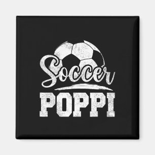 Fußball Poppi Fußball Spieler Tag Vater&# s Da Magnet