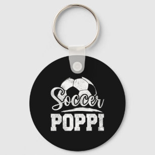Fußball Poppi Fußball Spieler Tag Vater&#; s Da Schlüsselanhänger