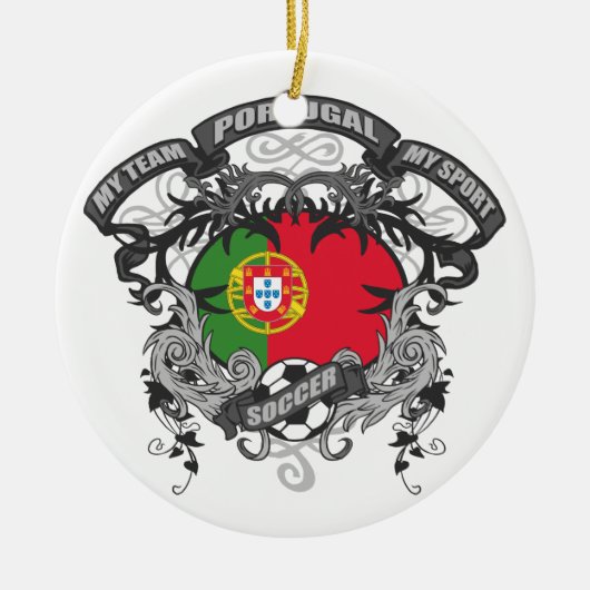 Fußball Portugal Keramikornament (Vorne)