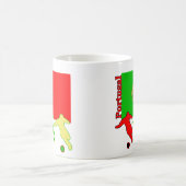 Fußball-Portugal-Tasse Kaffeetasse (Mittel)