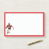 Fußball post-it klebezettel (Auf Schreibtisch)