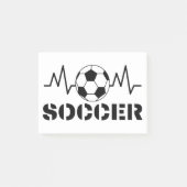 Fußball Post-it Klebezettel (Vorderseite)