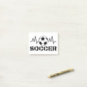 Fußball Post-it Klebezettel (Auf Schreibtisch)