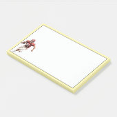 Fußball  post-it klebezettel (angewinkelt)