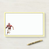 Fußball  post-it klebezettel (Auf Schreibtisch)