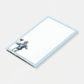 Fußball post-it klebezettel (angewinkelt)
