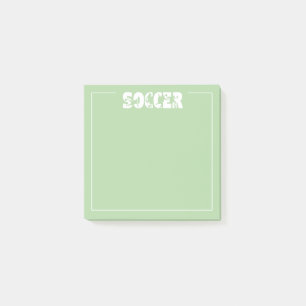 Fußball post-it klebezettel