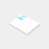 Fußball Post-it Klebezettel (angewinkelt)