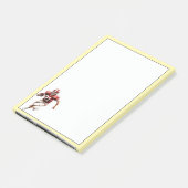 Fußball  post-it klebezettel (angewinkelt)