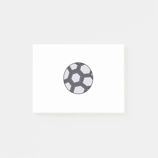 Fußball Post-it Klebezettel (Vorderseite)
