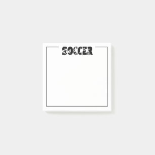 Fußball  post-it klebezettel