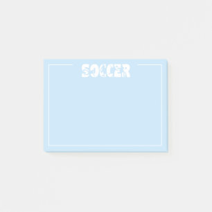 Fußball post-it klebezettel
