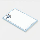 Fußball post-it klebezettel (angewinkelt)