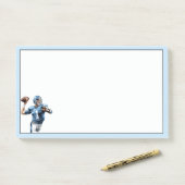 Fußball post-it klebezettel (Auf Schreibtisch)