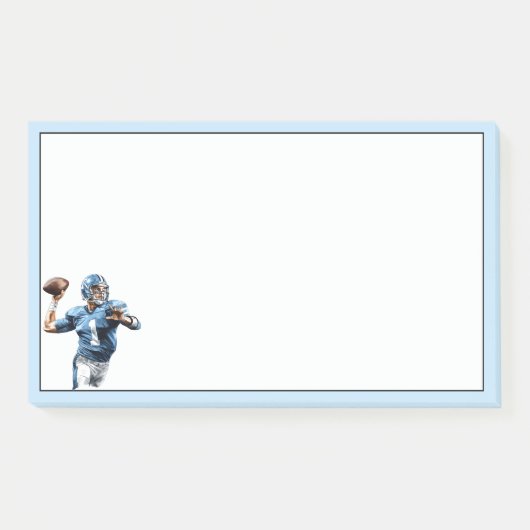 Fußball post-it klebezettel (Vorderseite)