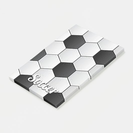 “Fußball” Post-it Klebezettel (angewinkelt)