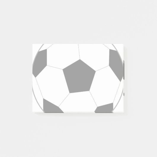 Fußball Post-it Klebezettel (Vorderseite)