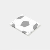Fußball Post-it Klebezettel (angewinkelt)