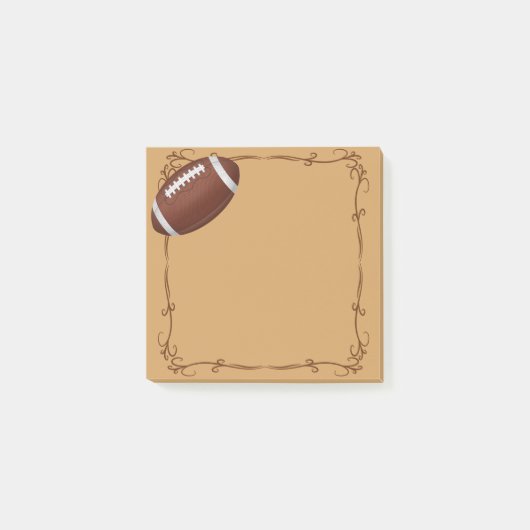 Fußball post-it klebezettel (Vorderseite)