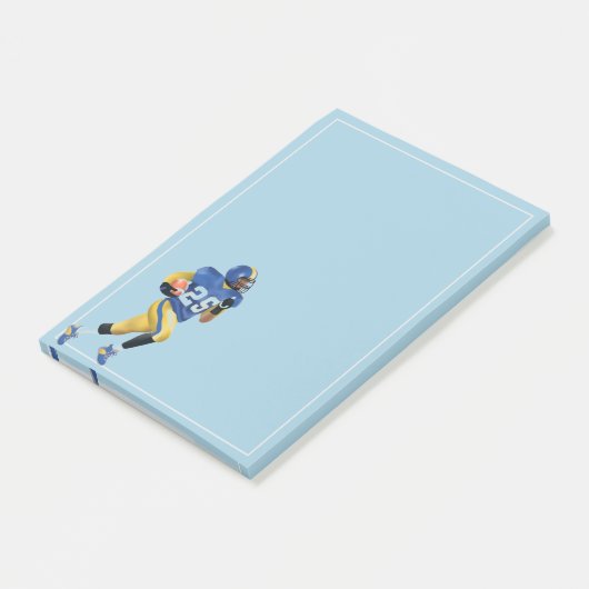 Fußball Post-it-Notes Post-it Klebezettel (angewinkelt)