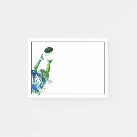 Fußball Post-it-Notes Post-it Klebezettel (Vorderseite)