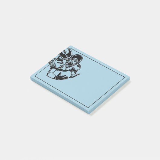 Fußball Post-it-Notes Post-it Klebezettel (angewinkelt)