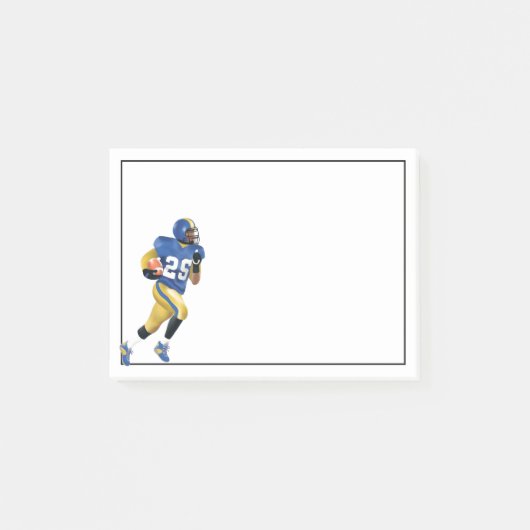 Fußball Post-it-Notes Post-it Klebezettel (Vorderseite)