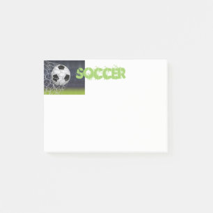 Fußball-Post-it-Notizen Post-it Klebezettel