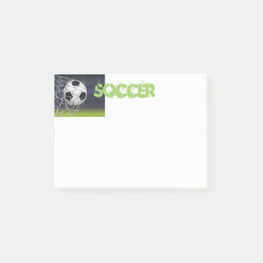 Fußball-Post-it-Notizen Post-it Klebezettel (Vorderseite)