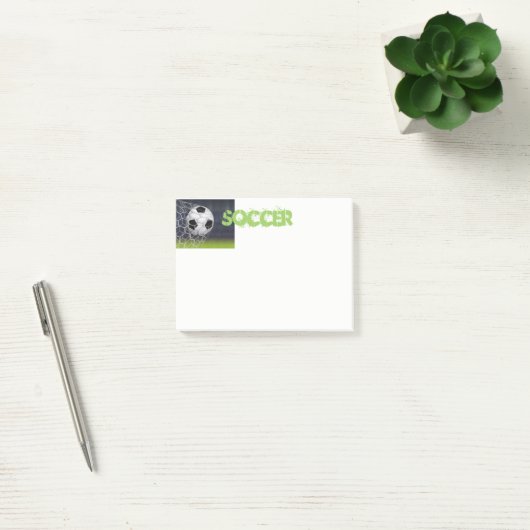 Fußball Posten-es-Anmerkungen Post-it Klebezettel (Büro)
