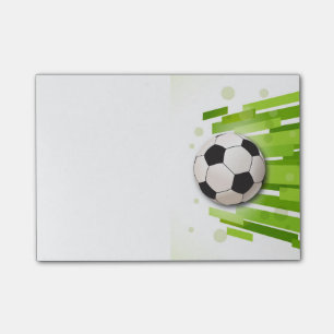 Fußball Posten-es-Anmerkungen Post-it Klebezettel