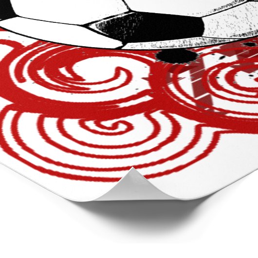 Fußball Poster (Ecke)