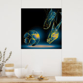 Fußball Poster (Küche)