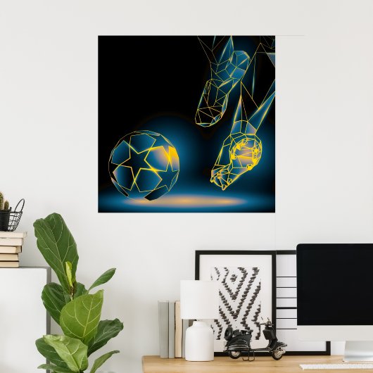 Fußball Poster (Heimbüro)