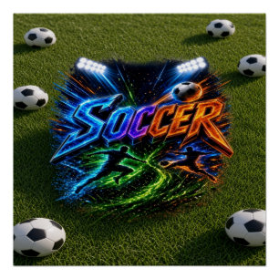 Fußball Poster