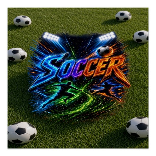 Fußball Poster (Vorderseite)