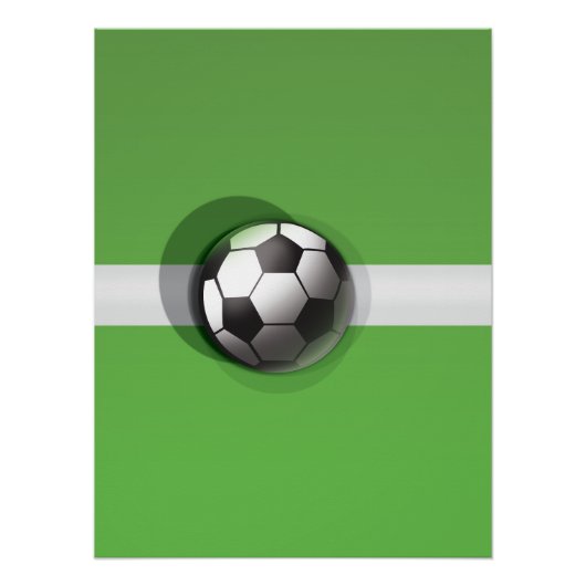 Fußball Poster (Vorderseite)
