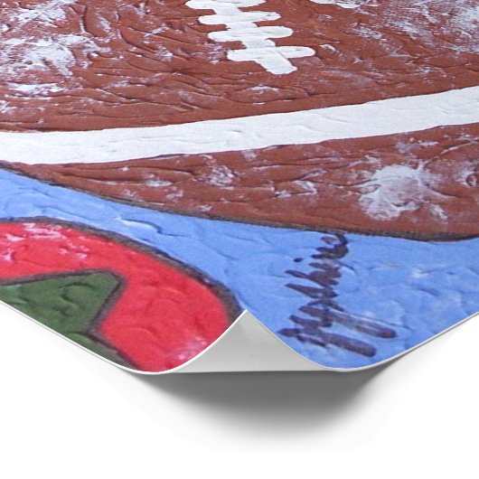 Fußball Poster (Ecke)