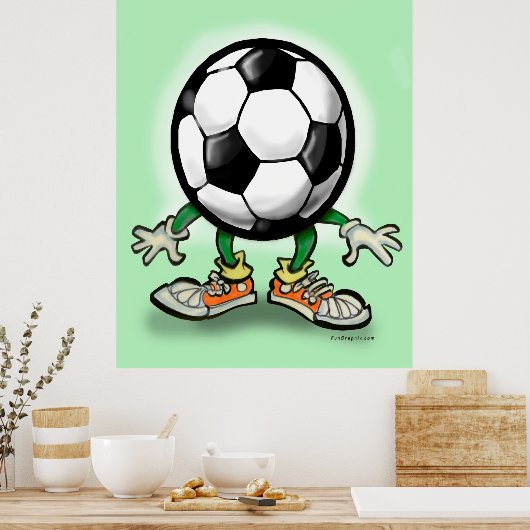 Fußball Poster (Küche)
